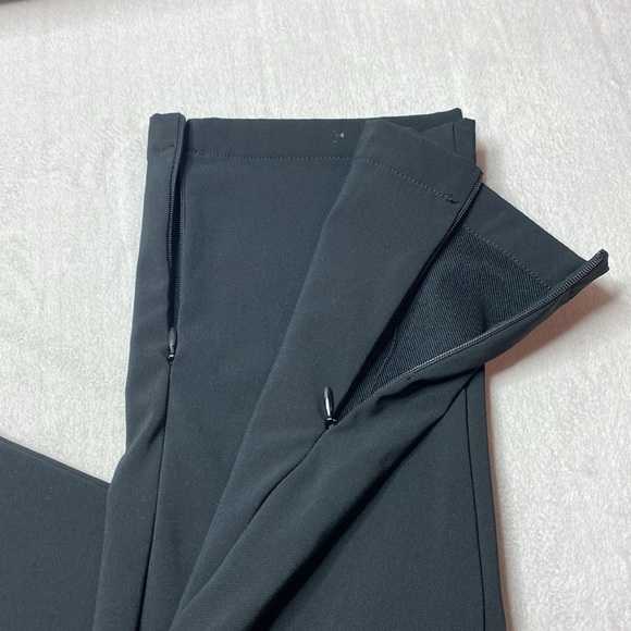 Good American Black High Rise Ankle Zip Trousers Size 2 - Picture 5 of 7